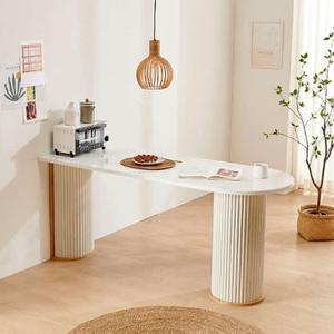 아도라퍼니처 D1 반달원형 템바보드 반타원 식탁 테이블 1700