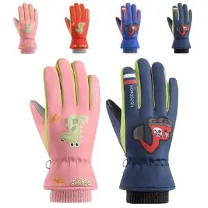 키즈트리 키즈 아동 유아 여아 남아 어린이 초등 학생 방한 손가락 스키 장갑 ST-120