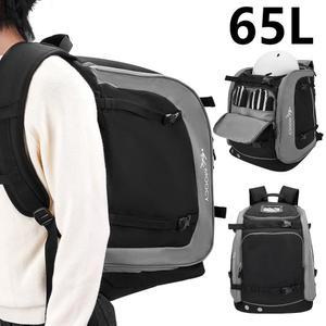 스키용품 대용량 스키 부츠 가방 헬멧 의류 남성 여성 백팩 캠핑 하이킹 스키용 조절 가능한 방수 기능 포함