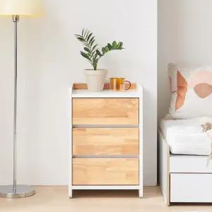 아바 원목 미니 틈새 3단 서랍장 400