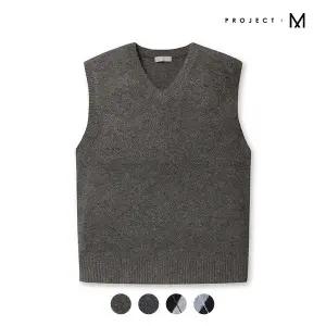 [프로젝트엠] 남성 오버핏 패턴 스웨터 베스트_EPD4ER1810