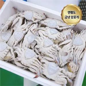 연평도 급냉 암꽃게 국내산 냉동꽃게 4kg (12-20미)