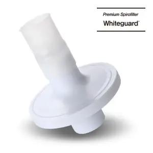 GMS 화이트가드 폐활량 폐기능 측정기 검사 일회용 플라스틱 마우스피스 필터 (100개입) - White Guard