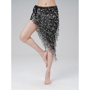 밸리 댄스복 랩스커트 헬스 라인댄스원 댄스랩스커트 무지개 스포츠댄스복