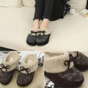 5cm 굽 트위드 스타일 퍼트리밍 슬리퍼 SG016