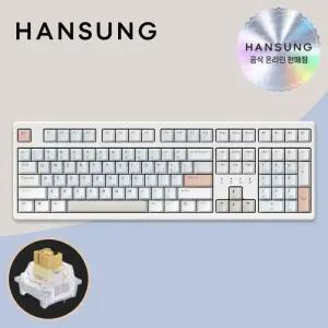 한성 TFG Cloud Max CF 염료승화 멀티파스텔 저소음 브라운슈가 도독 키보드