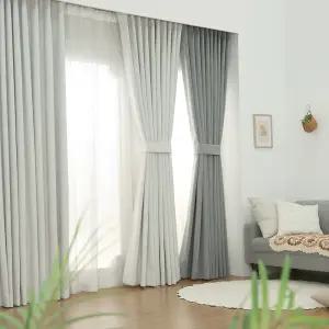 올리비아 형상기억(주름유지) 프리미엄 맞춤제작 암막커튼 암막률100 거실 창문 커텐 국산