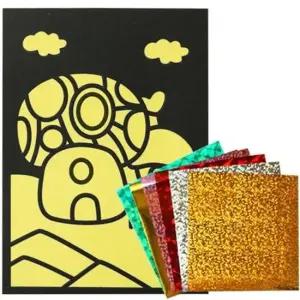 포일아트FOIL ART 포일지 06 버섯집) 50개 자재