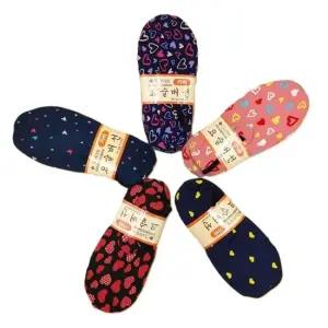 SOGO 예쁜양말 요술버선 하트발목빵빵덧신(3켤레) 기모양말 덧신