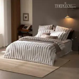 더플레오 소프트 Faux 퍼 베딩세트 (Q)