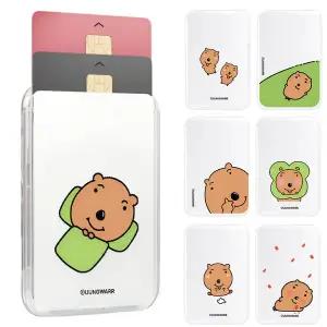 맥세이프 카드지갑 정품 극락 쿼카 슬라이형 수납방식 3장 카드수납