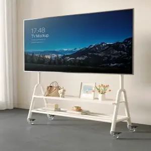 [블링봄]  이동식 TV거치대 추천 40-75인치까지 완벽 호환 감성 스탠드형