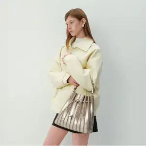 플리세 플리츠백 - 실버