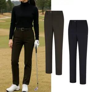 무료배송[비티알공식]여성 겨울 기모본딩 스판 골프 바지