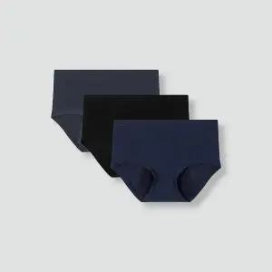 JAJU 여 모달 위생 힙허거 팬티 3매 J41N901216058