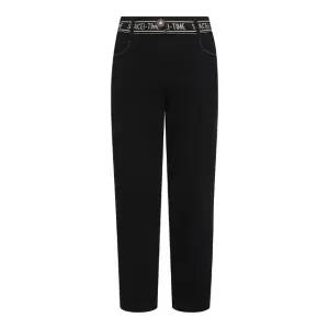 [베스띠벨리] 베스띠벨리 레터링 밴딩 코튼 데님 팬츠BJPKX22800