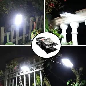 가로등랜턴 차박 백패킹 캠핑 야외 휴대용 태양광 충전식 집게 LED 센서 전등 작업 조명 등