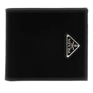 에나멜 트라이앵글 로고 리나일론 반지갑 2MO5132DMH F0002