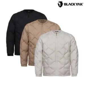 [롯데백화점]블랙야크 남성 넥리스 라이트제로 다운자켓 무봉제 웰딩 경량패딩 1BYPAWU016 GD