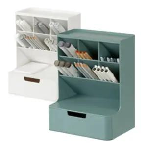 깔끔 데스크 오거나이저 3컬러 연필 펜 꽂이 책상 정리함