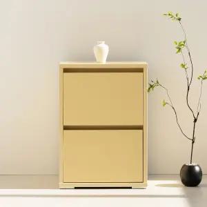 올리버 서랍장 낮은 2단 400 틈새 수납 JJ25080