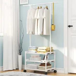 이동식 스탠드 옷걸이 수납 철제 행거 헹거 옷장 선반/코너/수납장/이동/선반형/사무실/어린이/가정/탕비실