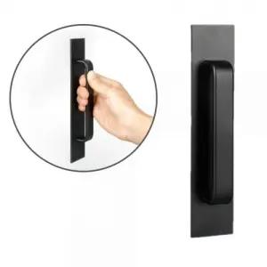 접착식 무타공 베란다 샷시 미닫이 유리 문 손잡이