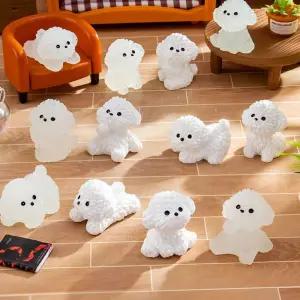 비숑 강아지 피규어 세트 인테리어 귀여운 장식 꾸미기