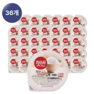 CJ제일제당 햇반 백미 작은공기 130g, 36개입