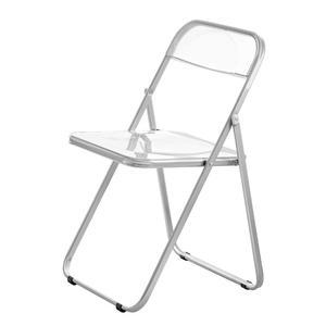 투명 접이식의자 아크릴 북유럽 스타일 라운지 모던 거실