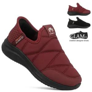 겨울 패딩 슬립온 털기모안감 따뜻한 남녀공용 방한화 커플 로퍼 방수 보온 캐주얼 신발