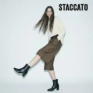 [롯데백화점]스타카토 [정상가:299,000원 롯데 EXCLUSIVE 익일출고] 여성앵클부츠 WOWWOOW_B516L1_25FBLK