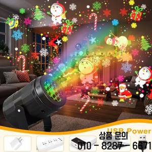 LED USB 크리스마스 프로젝터 휴일 조명 야간 램프 산타클로스 눈송이 스포트라이트 새해 파티 장식