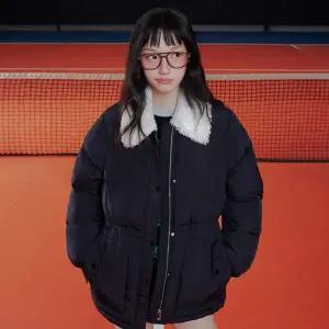 [LAP](강남점)배색카라 스트링 웰론 점퍼 AR4PDA67