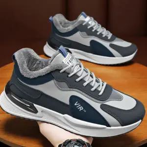 남성 털 안감 운동화 데일리 피트니스 러닝화 남성 겨울 운동화 어글리 슈즈 남자 스니커즈 캐주얼