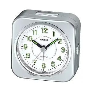 [카시오] TQ-143S-8D 아날로그 탁상시계 여행용 알람시계