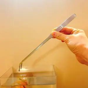 길이 27cm 긴 핀셋 빅사이즈 족집게 어항청소 수족관 실험실 수업 수초 연구