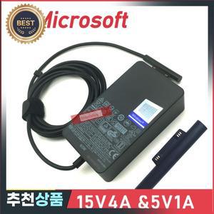 15V 4A 5V 1A 65W AC 어댑터 충전기 마이크로소프트 서피스 북/서피스 프로 3 4 호환 모델 1706 노트북 전