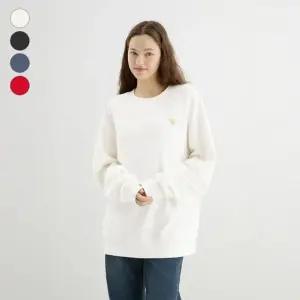 [갤러리아] GUESS 25FW [공용] MP4K9460 세미오버핏 미니삼각 기모 맨투맨