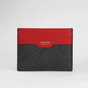 페라가모 모노그램 프린트 카드지갑 66 1583 0780322