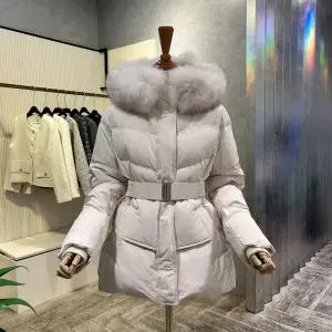 [대구백화점] [ab.f.z]폭스 퍼 후드 벨티드 구스 점퍼(AOZ4ND01K)