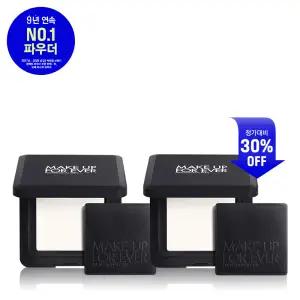 [롯데백화점]메이크업포에버 HD SKIN 퍼펙팅 프레스드 파우더 0.1 듀오 30프로 할인세트