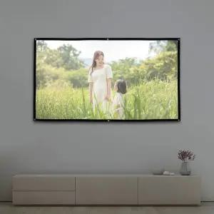 이동형 빔프로젝터 스크린 203x115cm 걸이형스크린 생활용품 가정용품 생필품