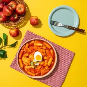 사과떡볶이2봉+모듬어묵2봉