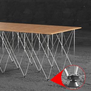 다리 접이식 높이 조절 가능 작업대 헤비 듀티 링 1600KG 스테인레스 스틸 공간 절약형 디자인 가방