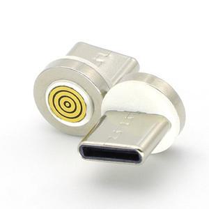 7핀 3A USB-A 유형 C 마그네틱 플러그 팁  자석 충전기 360용 고속 케이블 어댑터 ° 도 회전 커넥터