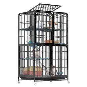 대형 고양이 철제 하우스 듀얼 이동장 울타리 반려묘 놀이터