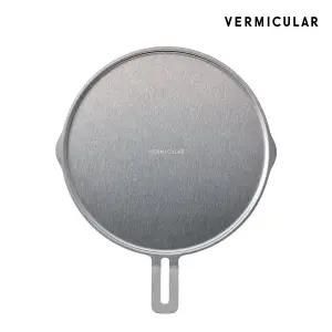 [버미큘라]무쇠 주물 편수냄비 유키히라 스테인리스 리드 20cm 전용