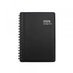 양지사 2026 다이어리 유즈어리25Tw 블랙 1면1일/트윈스프링