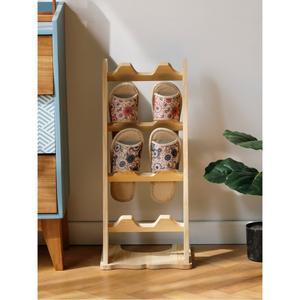 실내화거치대 슬리퍼걸이 원목 거실 현관 거실화